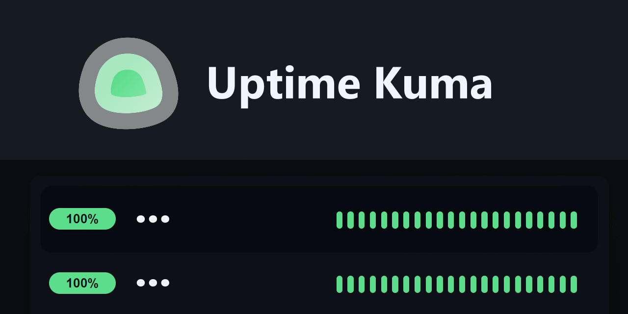 自建一个多功能监控面板 uptime-kuma